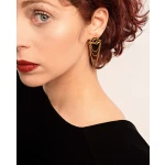 Athena σκουλαρίκια χρυσά