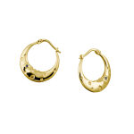 Lunar earrings blue gold - Image 2