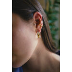 Horseshoe earrings gold